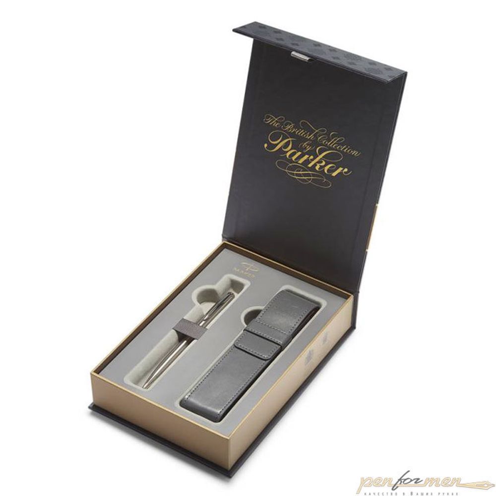 Набор шарик + чехол Parker Sonnet K526  St Steel CT (1978403)