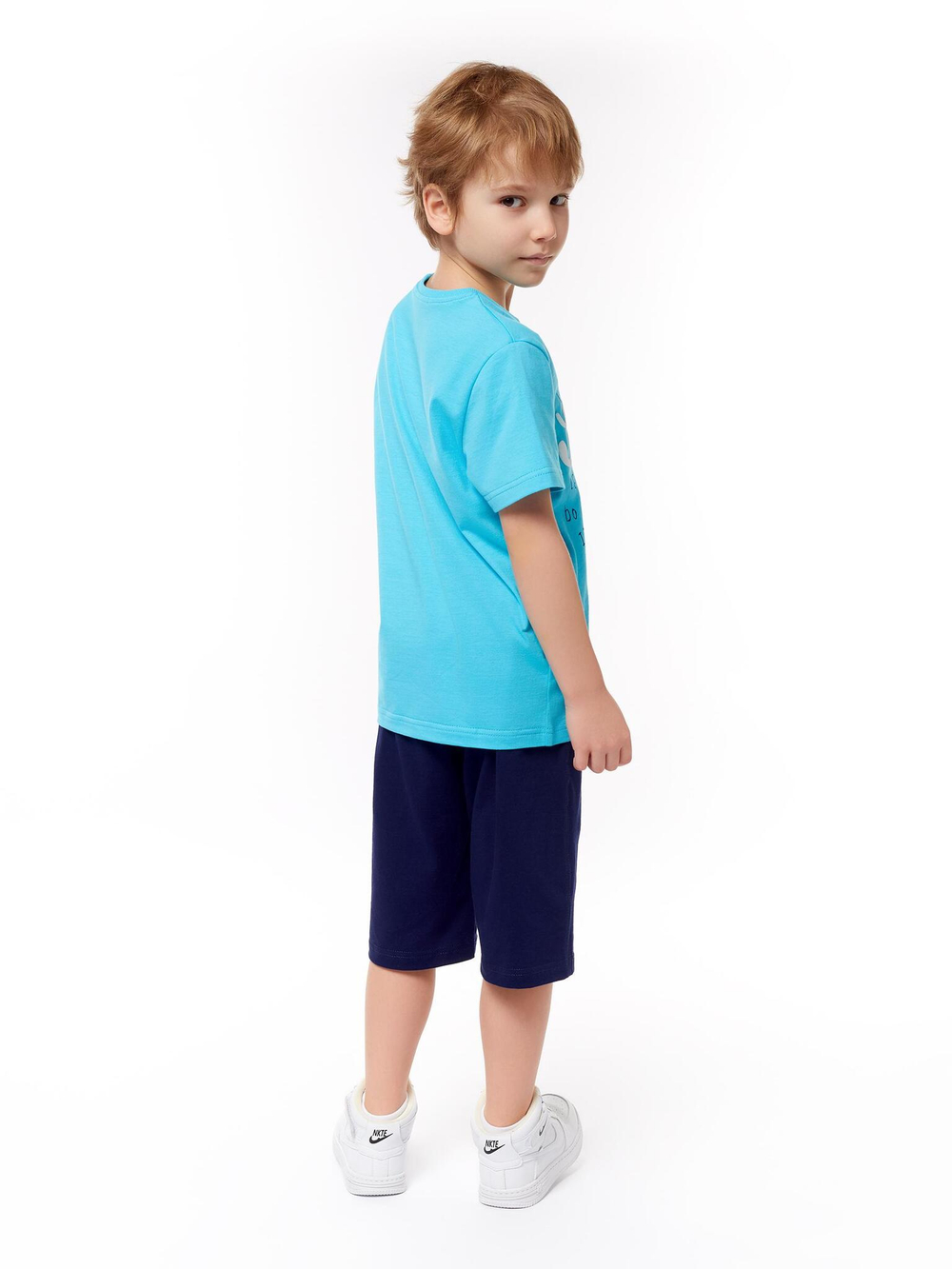 01-122-3 Комплект фуфайка+шорты для мальчика Luneva.