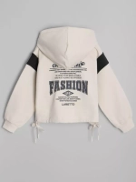 Худи для девочки с завязками в школу