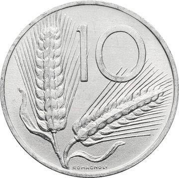 10 лир 1951-2001 Италия