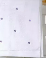 Набор полотенец SOFT HEARTS сиреневые Maison Dor Турция