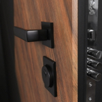 Стальная дверь "Plata" с зеркалом