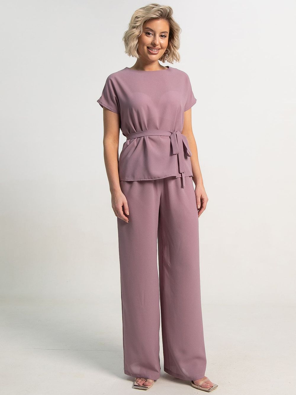 Костюм брючный Илона (пыльная роза) К15601-50М LT Collection