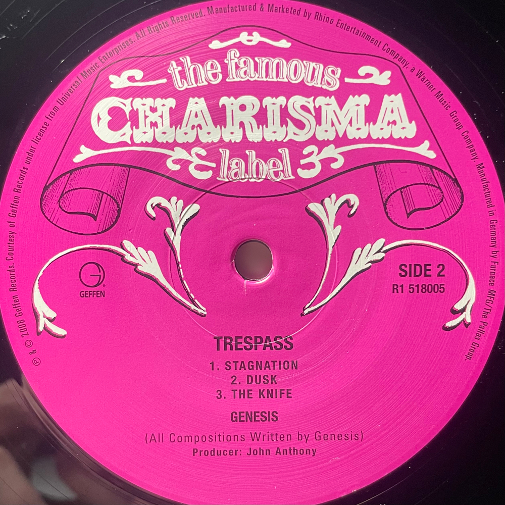 Genesis ‎– Trespass (США 2010г.)
