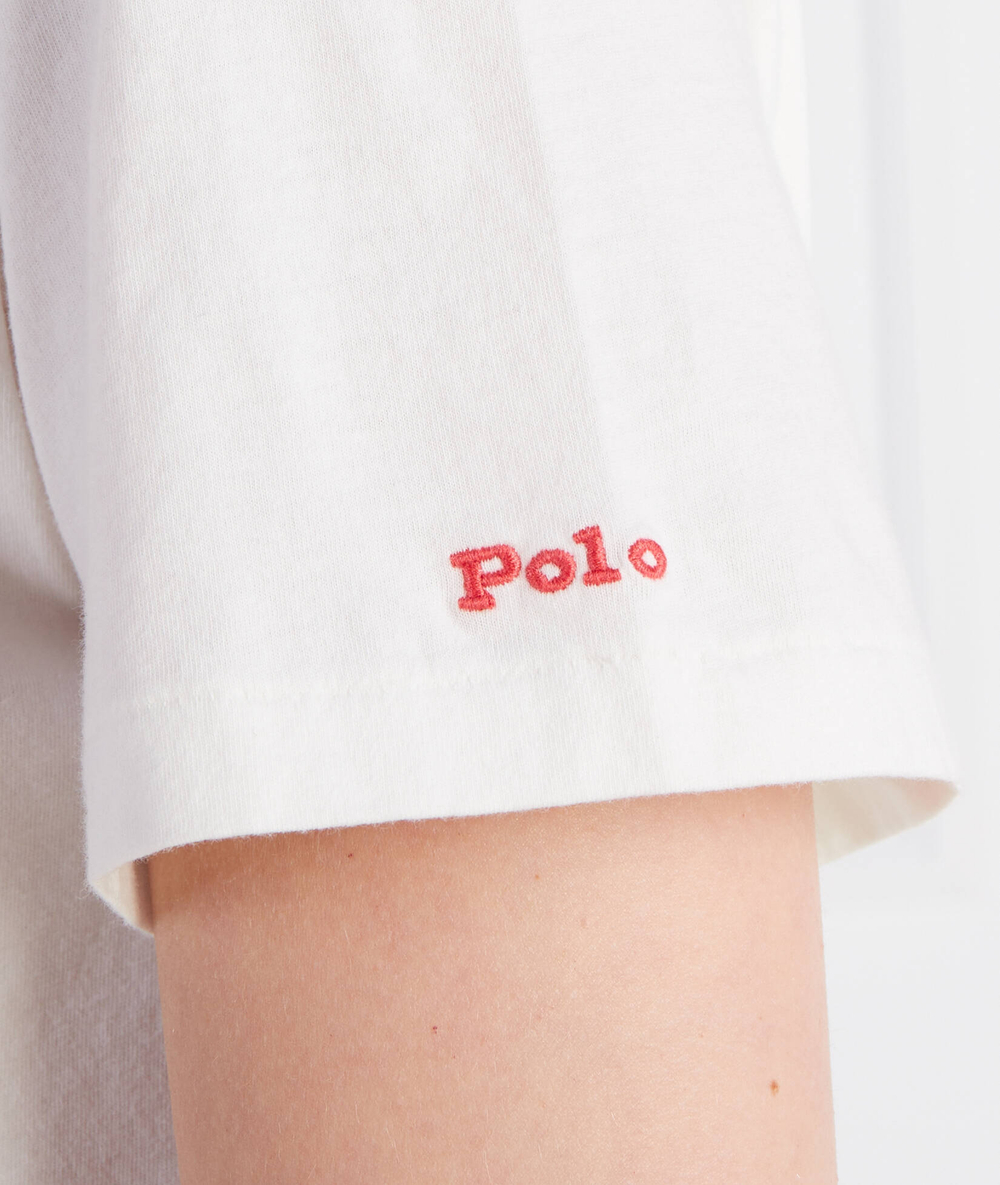 Футболка RL PRIDE TEE-SHORT SLEEVE-ФУТБОЛКА POLO RALPH LAUREN - белый(211892611)