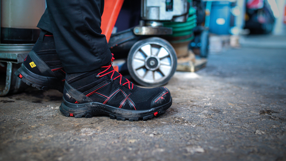Ботинки Haix  Black Eagle Safety 40.1 mid/black-red