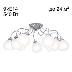 Citilux Лучиана CL147191 Люстра потолочная Хром