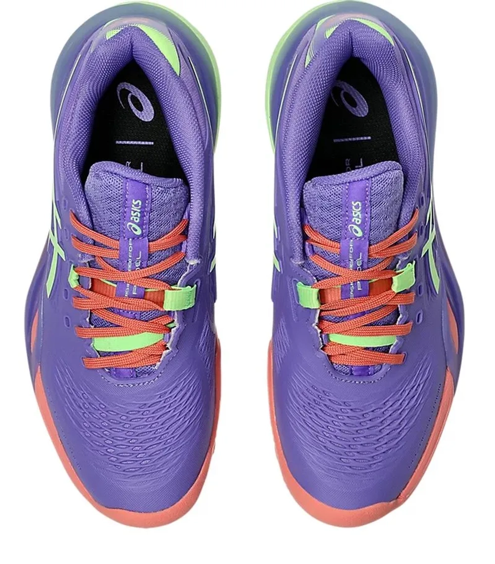 Женские кросовки для Padel Asics Gel-Resolution X Padel - amethyst/illuminate green
