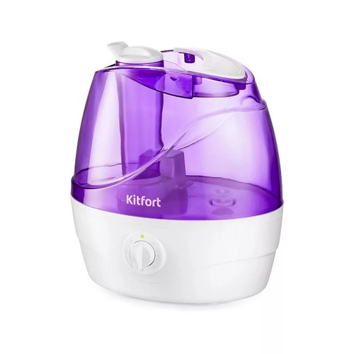 Увлажнитель воздуха Kitfort KT-2834-1, ультразвуковой, белый/фиолетовый