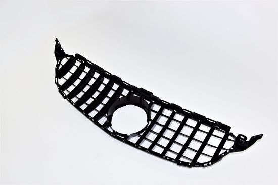 Решетка радиатора V.1 глянцево - черный для Mercedes C class W205 2015-2017