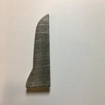 Заглушка правая к плинтусу "LIDER-75" 742 Дуб горный