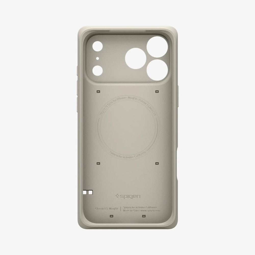 Чехол Spigen Classic LS Magsafe, stone для iPhone 17 Pro