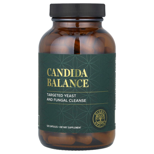 Global Healing, Candida Balance, 120 капсул