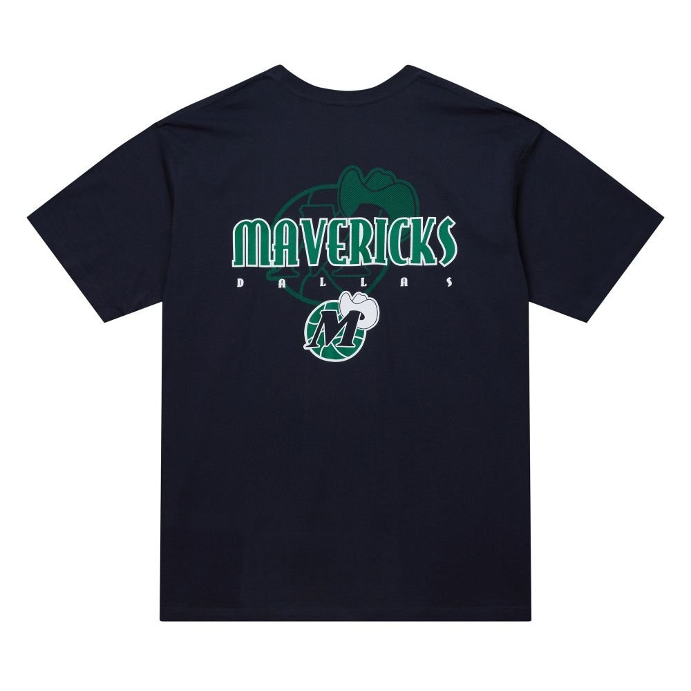 Баскетбольная футболка Mitchell&Ness NBA Shot Clock Dallas Mavericks Navy T-shirt