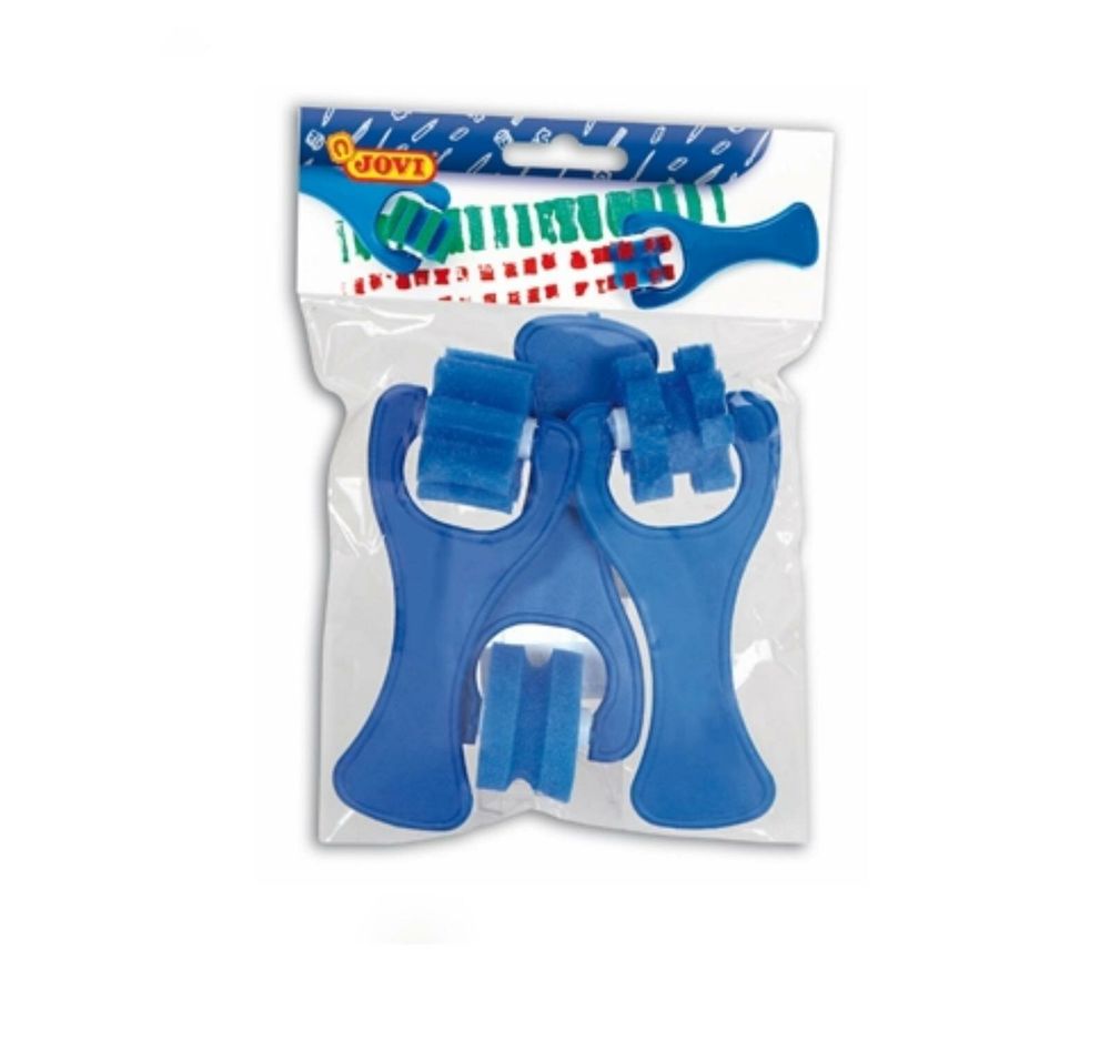 Валики для рисования JOVI (Испания), набор 3 шт., фигурные, ширина 2,5 см, европодвес, 812