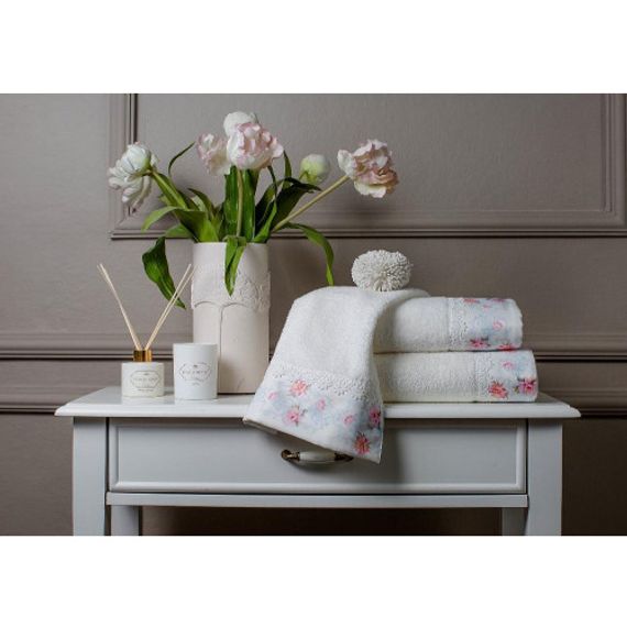 Набор полотенец Venice 2 предмета TIVOLYO HOME Турция