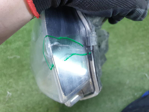 Битая Фара правая Renault Logan 2 Sandero 2 (2014-2018) галоген