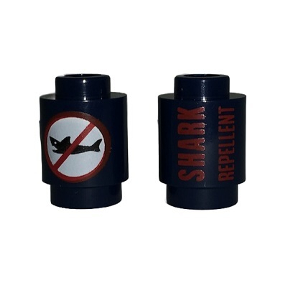 Кирпич с надписью «СРЕДСТВО ОТ АКУЛ» 3062pb050