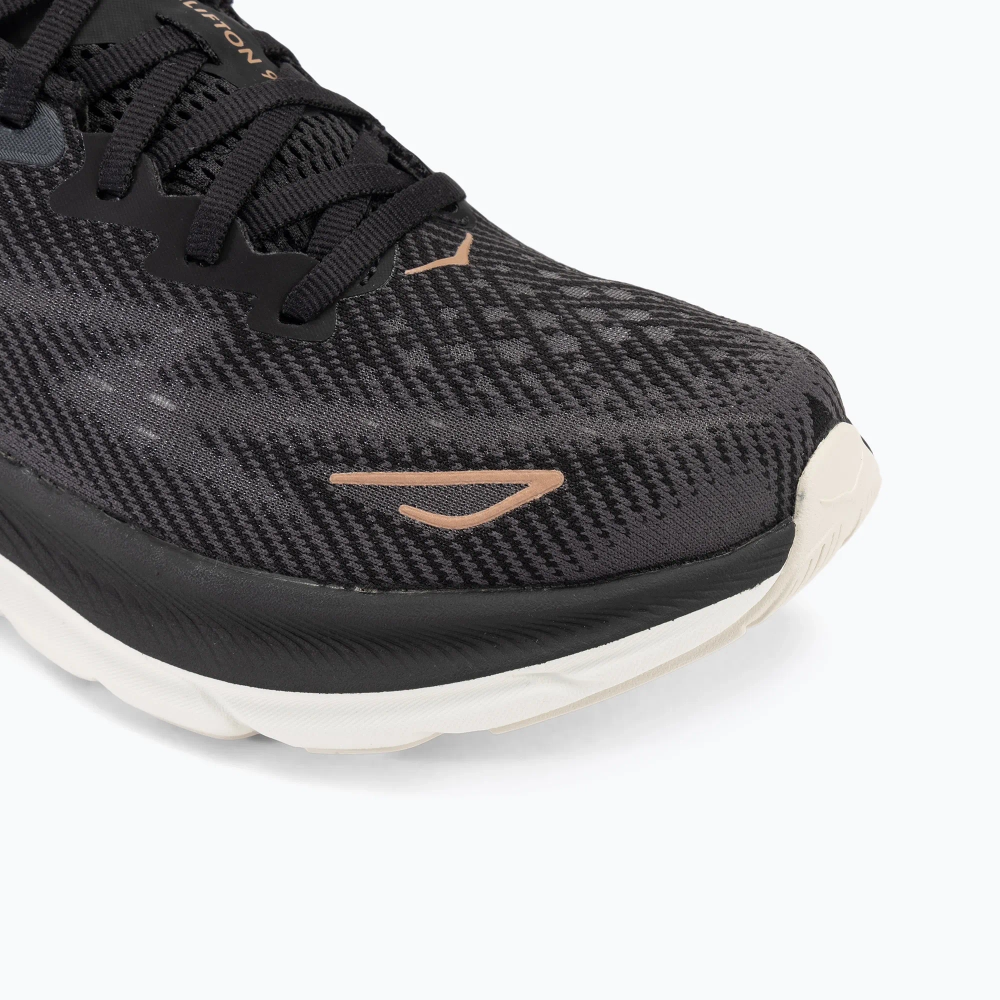Женские кроссовки для бега HOKA Clifton 9 black/rose gold