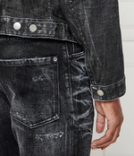 Джинсовая куртка Dsquared2 - черный(S74AM1522 S30357)