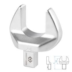 KING TONY (34501124M) Насадка рожковая серии "FIT", 24 мм, 9х12 мм