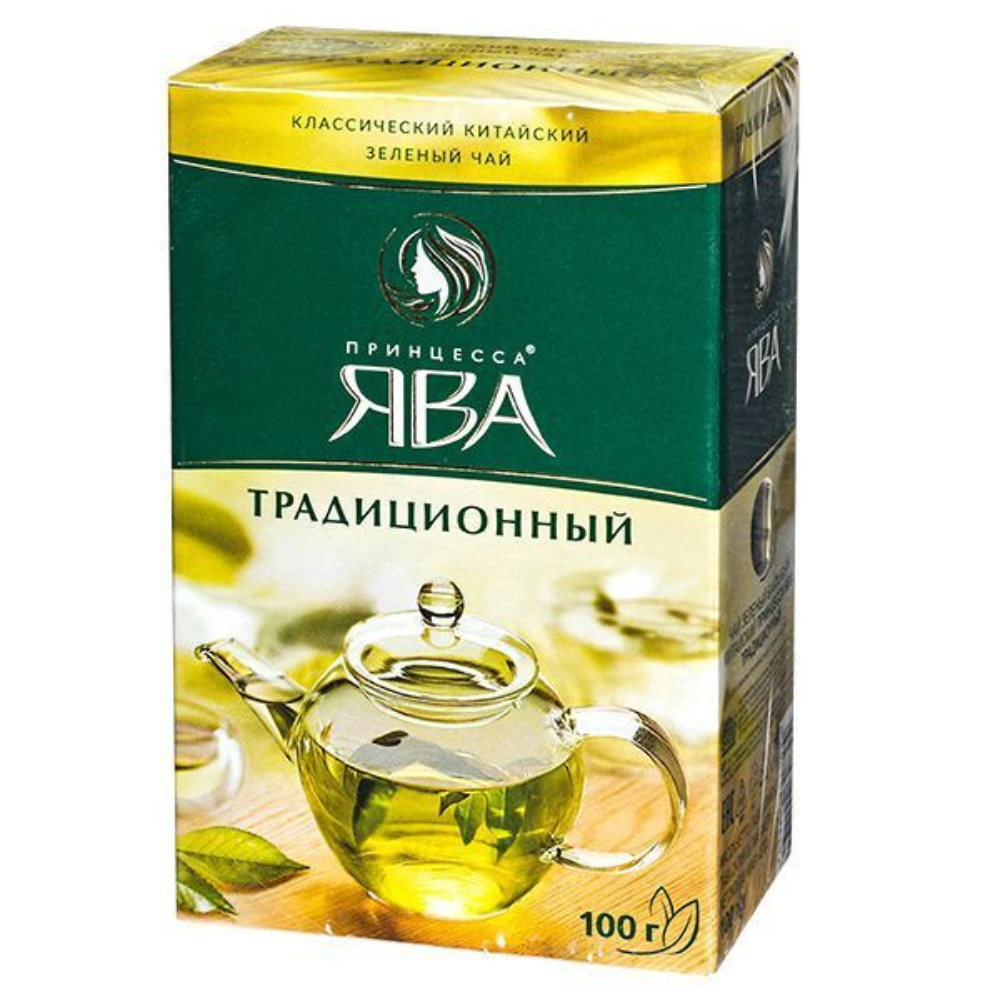 Чай Принцесса Ява традиционный зеленый 100 гр