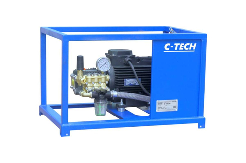 Моющий аппарат высокого давления C-TECH NTR TotalStop (200 бар, 15 л/мин, 5.5 кВт) с автоматическим отлючением NTR2015ES1E4TS2FM