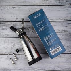 Сифон (кремер) для взбивания сливок 0,5 л (до +70°C) THERMO LUX двойные стенки нерж. B'Guys P.L.