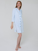 Туника Д-023П/белоголубая-полоса