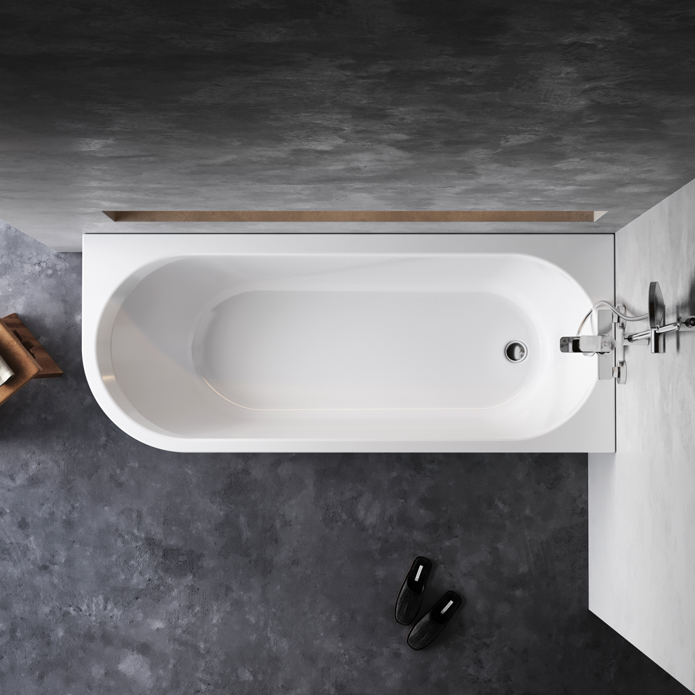 Ванна акриловая угловая правосторонняя, 170x70 см AM.PM X-Joy W94A-170R70W-A