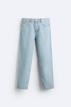 ZARA ДЖИНСЫ SLIM FIT, ГОЛУБОЙ