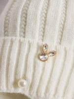 Шапка для девочки зимняя вязаная и шарф