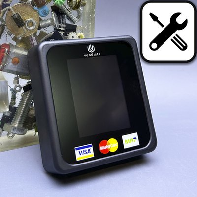 Терминал Vendista Pulse 2.5 для бесконтактной оплаты картой, с установкой