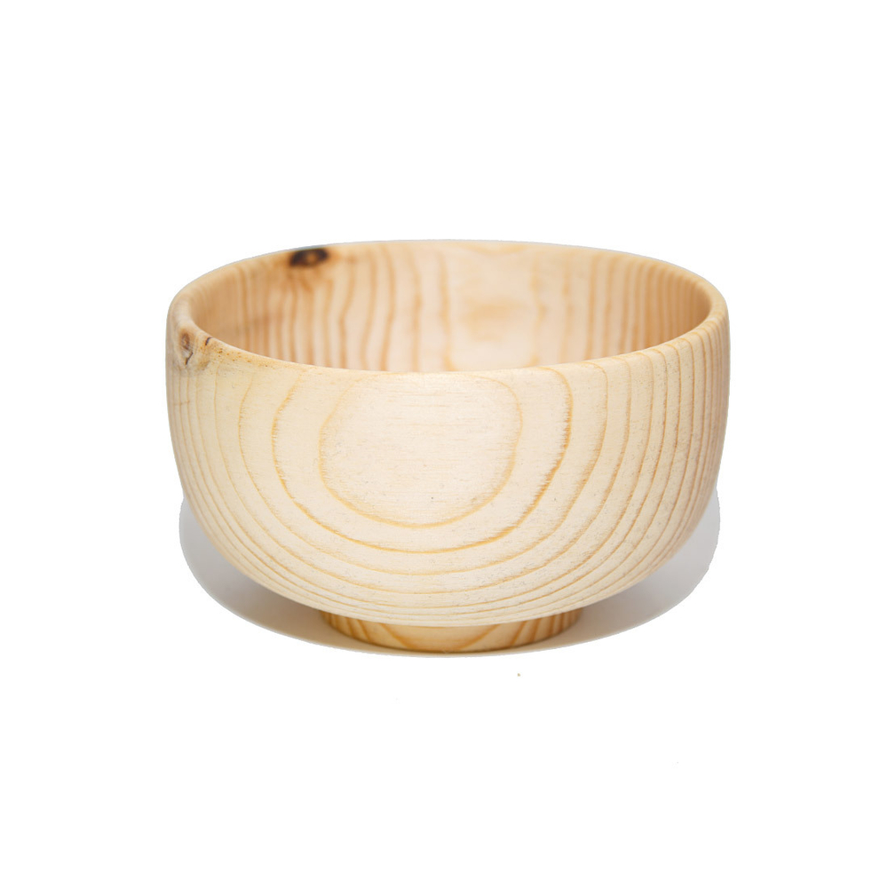 Деревянная глубокая тарелка Art of Siberia из кедра 14 см. T74