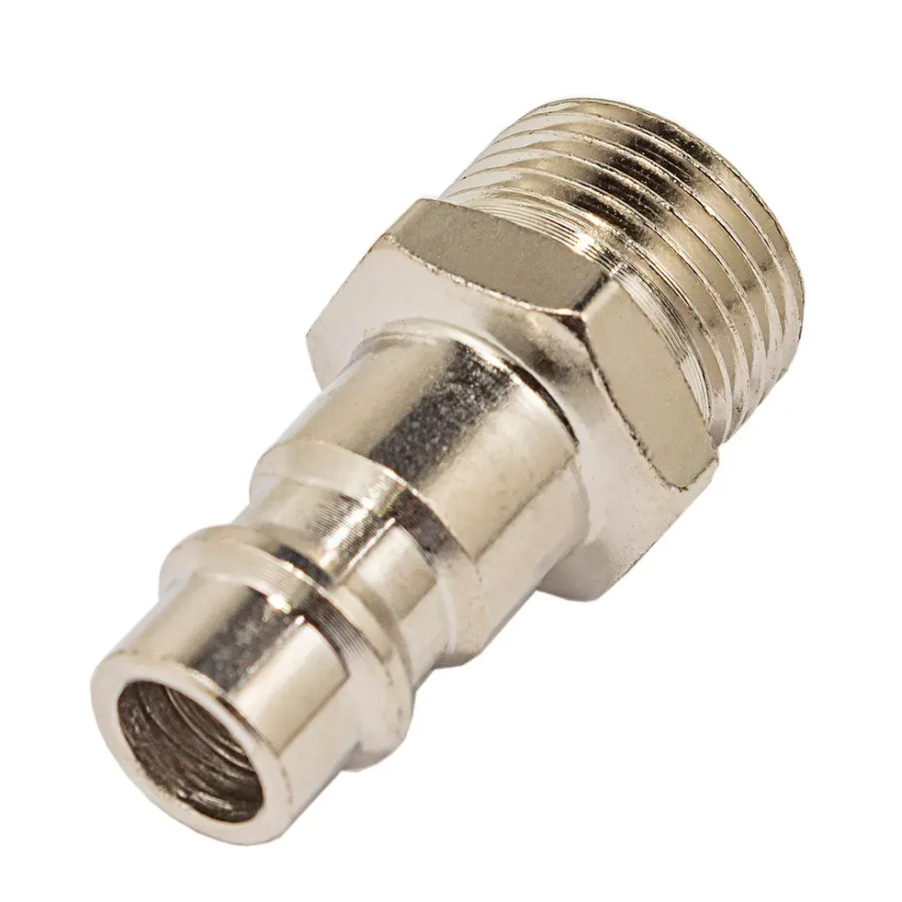 Штуцер для быстроразъема пневматического, наружная резьба 3/8'' FORCEKRAFT FK-SE2-3PM