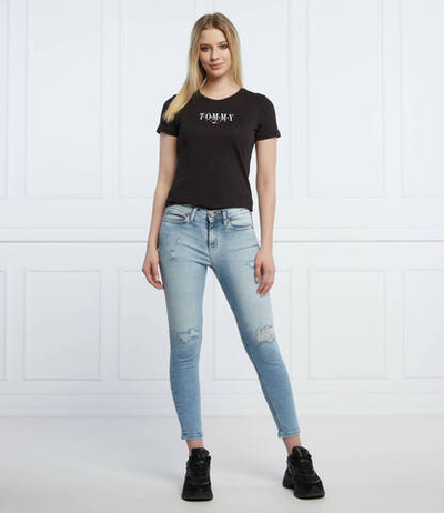 джинсы nora Tommy Jeans - голубой(DW0DW12393)