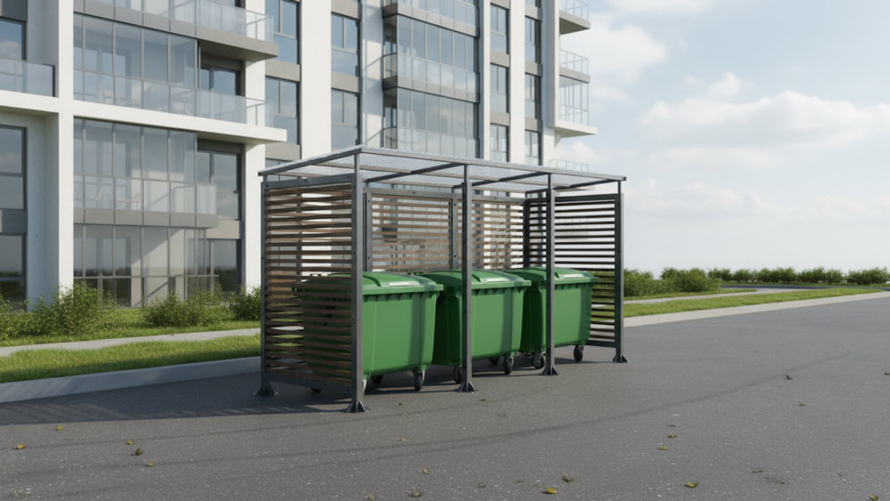 Контейнерная мини-3 дерево без ворот SK00092