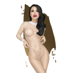 Откровенное боди в сеточку Scandalous (Размер: S-M-L) (Цвет: красный)