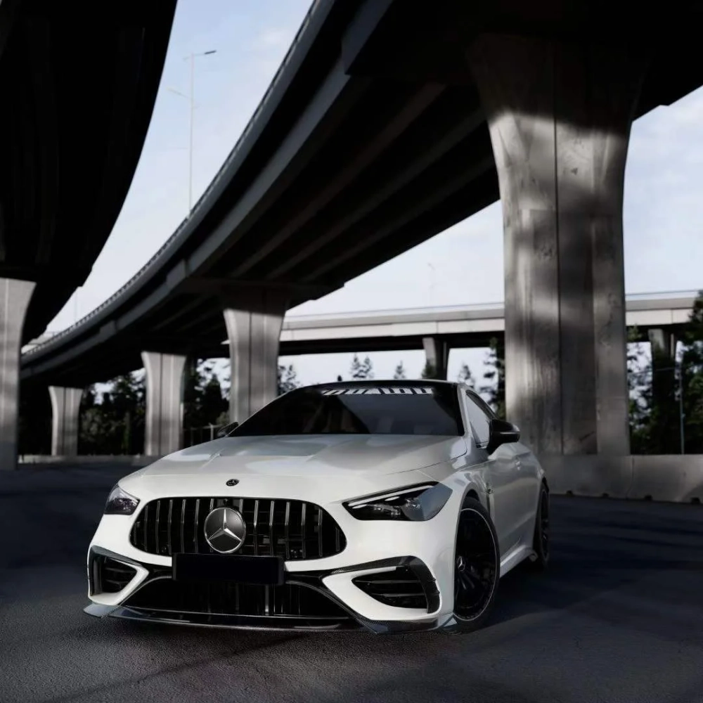 Карбоновый обвес для Mercedes-Benz CLE C236 CLE53 AMG 2023+ Мерседес губа диффузор юбки Спойлер