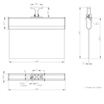 Светильник аварийный светодиодный 1,5ч 3Вт ВЫХОД-EXIT-ЧЕЛ-стрелка SSA-103-1-20 ЭРА Б0044392