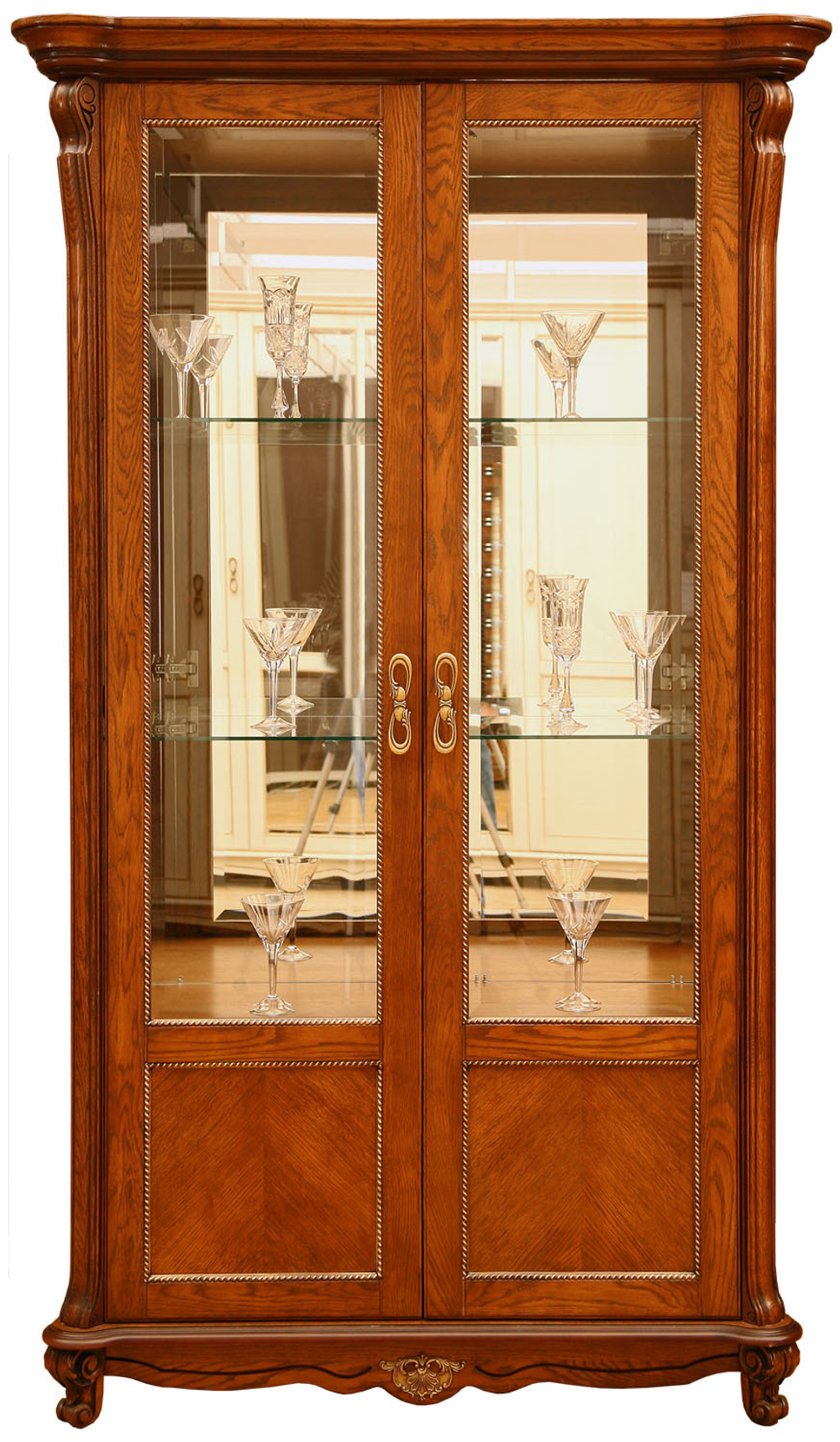 Шкаф с витриной «Алези» П1.350.0.19 (П350.19)