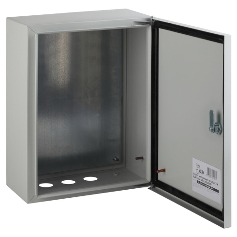Корпус металлический ЭРА SIMPLE ЩМПг-04 (400х300х175) IP54 У2 серый | Корпуса металлические с монтажной панелью