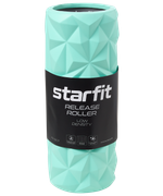 Ролик массажный FA-507, EVA/PP, средняя жесткость, 32,5x12,5 cм, мятный/серый