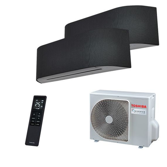Мультисплит система на 2 комнаты Toshiba RAS-B10N4KVRG-E x 2 / RAS-2M18G3AVG-E