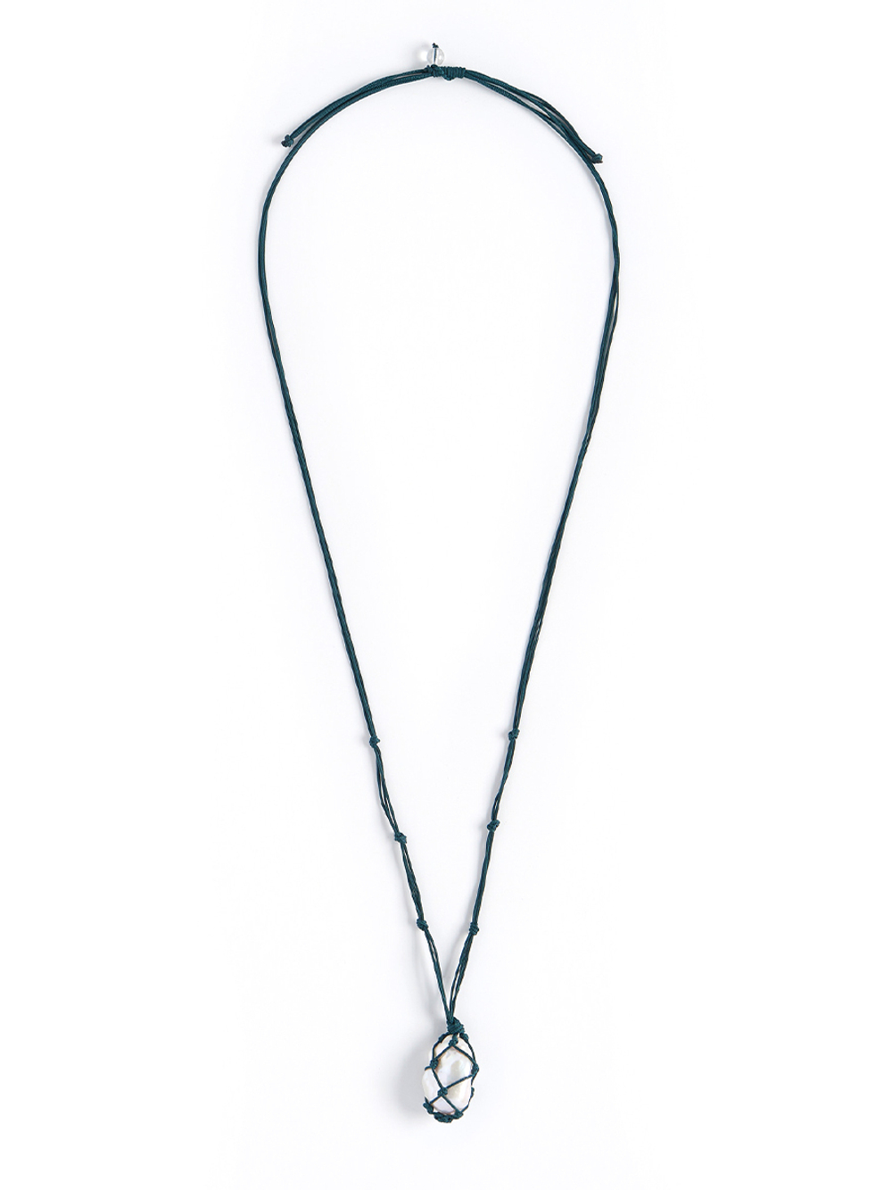 Колье "Cord Pearl" Green с жемчугом