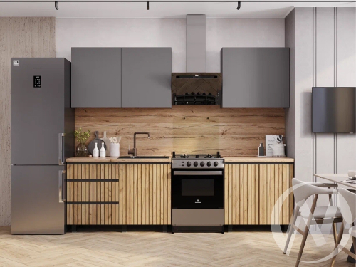 Кухня Шерлок 2;0 (крафт/графит)