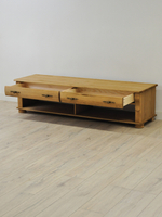 Тумба под телевизор Сюзанна, 160 см, с ящиками, бейц