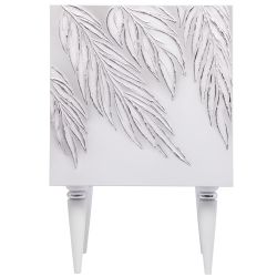 Тумба прикроватная Тропик Классика Айс Сильвер левая