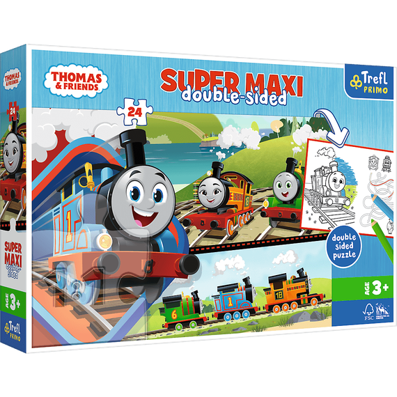 Puzzle - &quot;24 SUPER MAXI&quot; - Thomas and Friends / Thomas and Friends