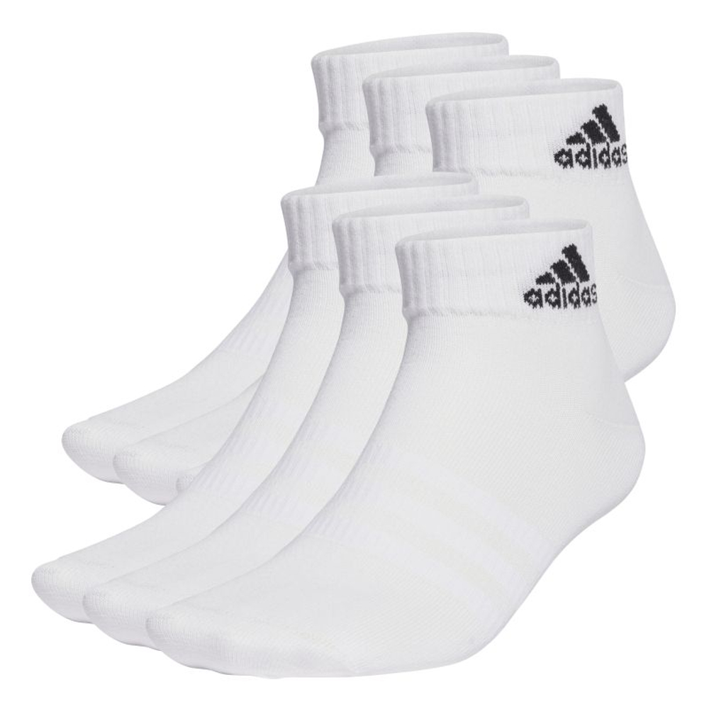 Теннисные носки Adidas Thin and Light Sportswear Ankle 6P - white/black